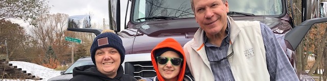 Isaiah's day as a Trucker: With Special Spaces and Kriete Truck Center - Sheboygan