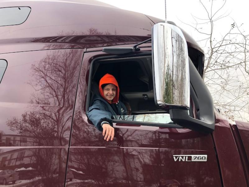 Isaiah's day as a Trucker 2