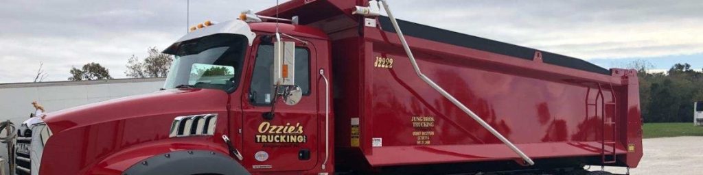 Ozzie's Trucking - Mack Granite dump truck