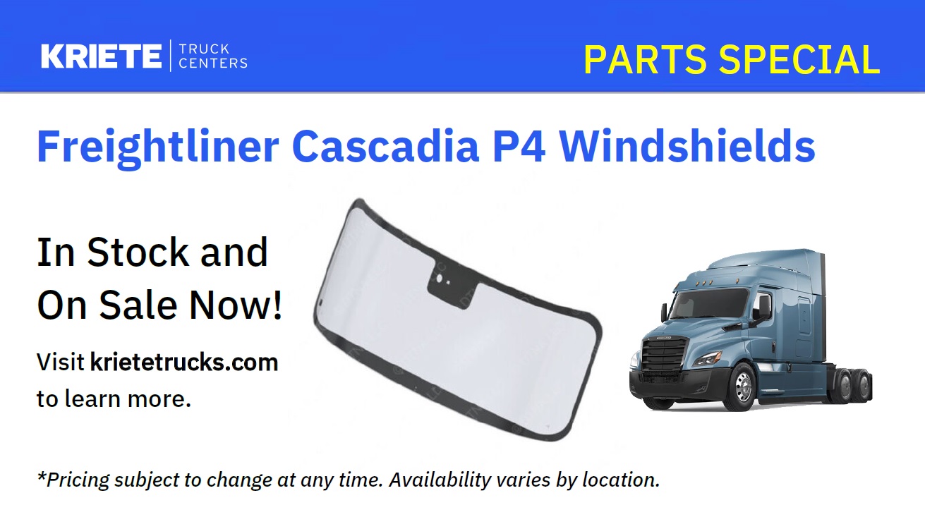 Parts Special - Freightliner Cascadia P4 Windshields