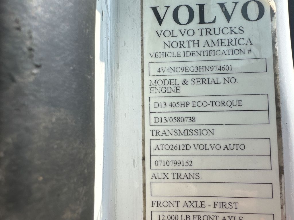2017 VOLVO VNL64T300 heavymedium-duty-trucks-used-2017-volvo-vnl64t300-1622025-vin-tag-photo-Image