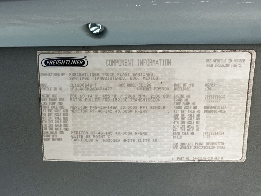 2010 FREIGHTLINER CONVENTIONAL heavymedium-duty-trucks-used-2010-freightliner-conventional-1142652-vin-tag-photo-Image
