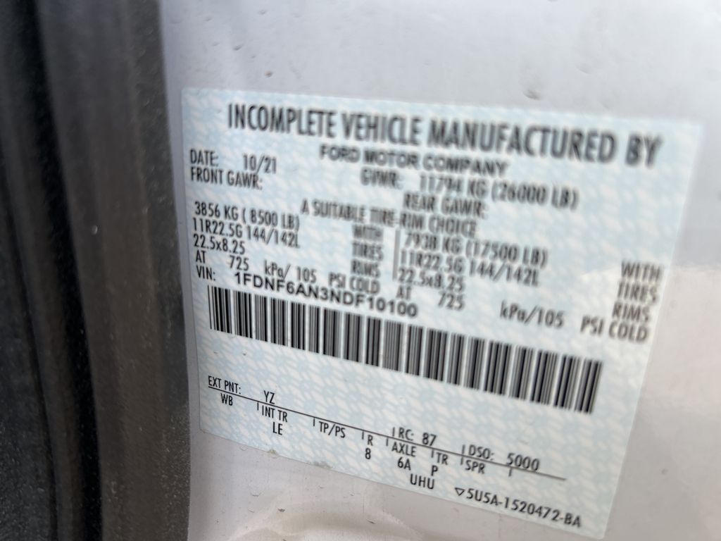 2022 FORD F-650 heavymedium-duty-trucks-used-2022-ford-f-650-1431321-vin-tag-photo-Image