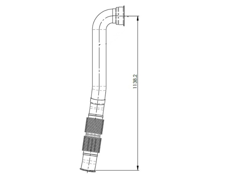 Dinex Exhaust Bellow for Freightliner - image 4 of 4