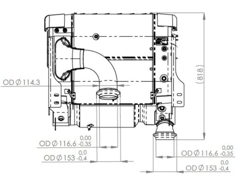 Dinex OneBox for Freightliner/Western star for Detroit Diesel Engine, (Air Assisted, EPA10) - image 3 of 3