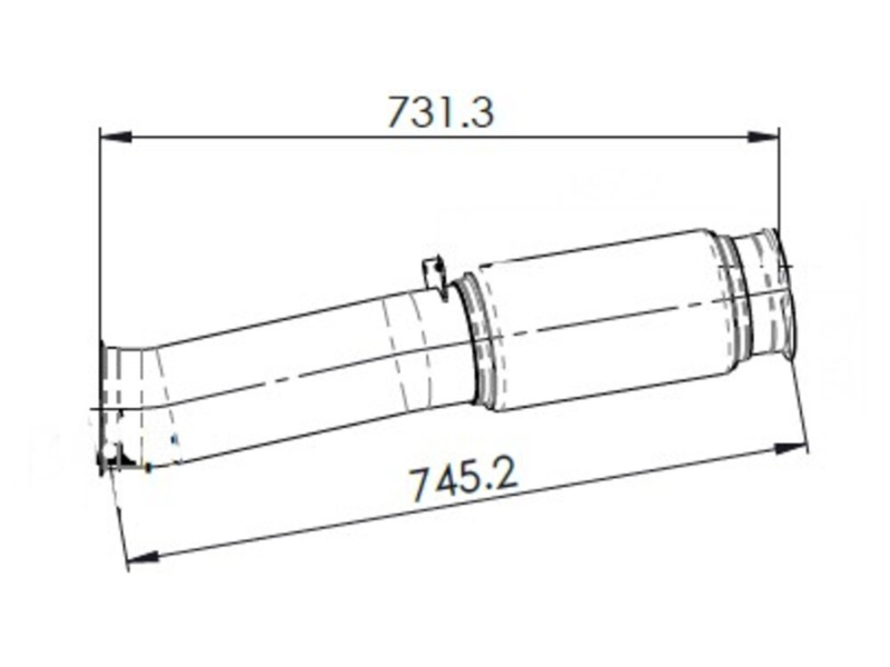 Dinex Exhaust Bellow for Freightliner/Western Star - image 2 of 4