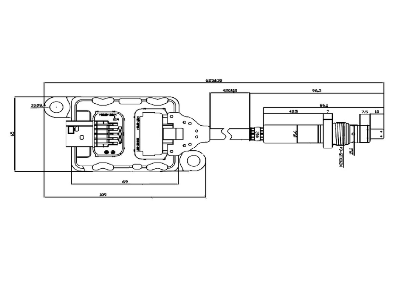 Dinex NOx Sensor for Cummins - image 2 of 2