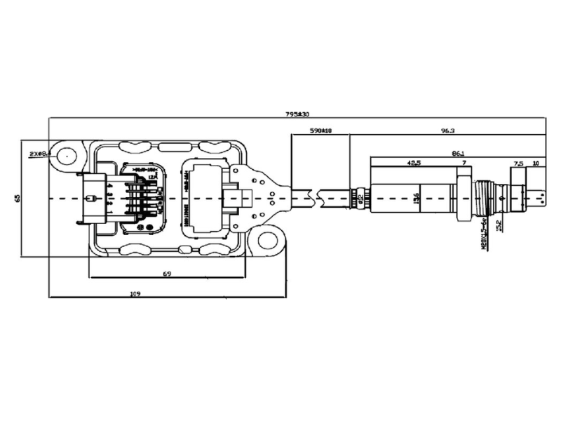 Dinex NOx Sensor for Volvo (POST SCR) - image 2 of 2