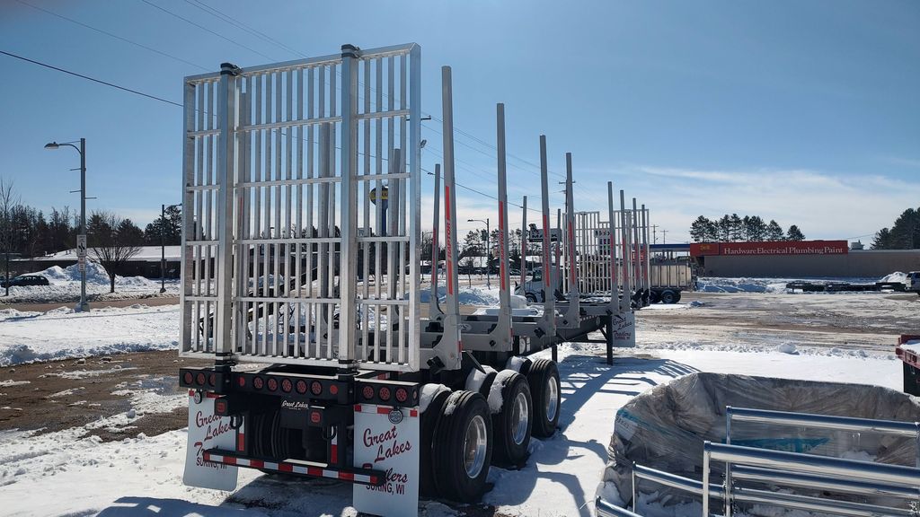 2025 GREAT LAKES MANUFACTURING 7 Inch Drop Log Crib Trailer with Serco 7500F Loader NT0052 - image 3 of 6